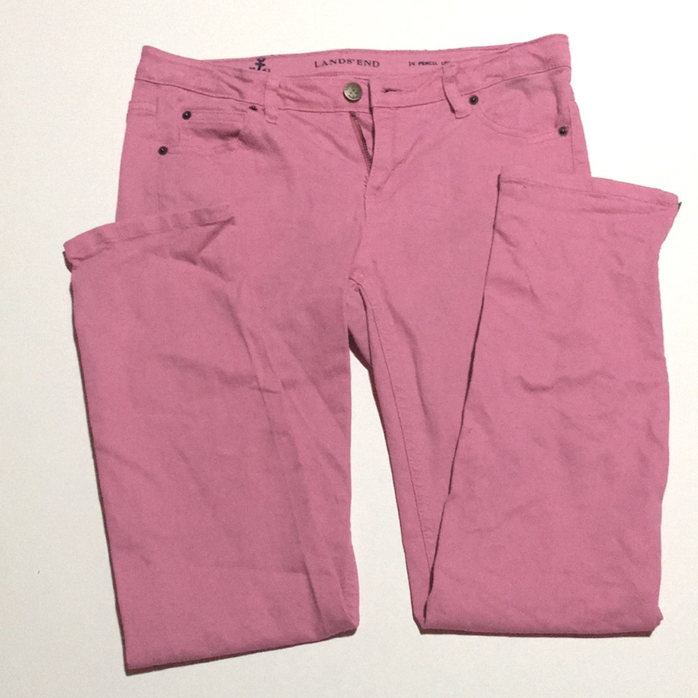 Lands End Pink Pants